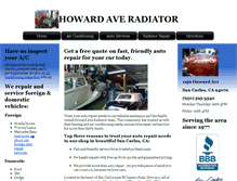 Tablet Screenshot of howardaveradiator.com